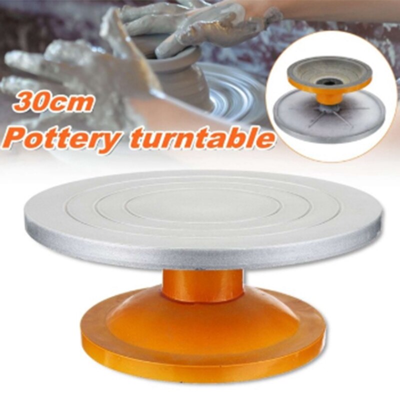 30Cm Pottery Wheel Modelling Platform Sculpting Turntable Model Making Clay Sculpture Tools Round Rotary Turn Plate Pottery Tool