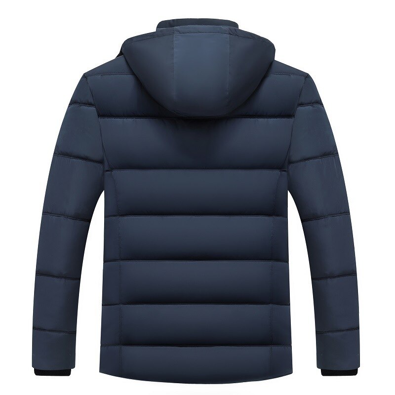 Casacos Casacos de lã do Homem 2019 Homens Jaqueta de Inverno Quente Engrossar Homens Quentes Parkas Casaco Com Capuz Zipper Casaco Masculino Chapéu destacável