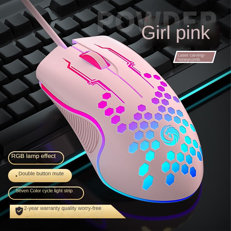 Gaming Mouse Ergonomic Wired Competitive Luminous ... – Grandado