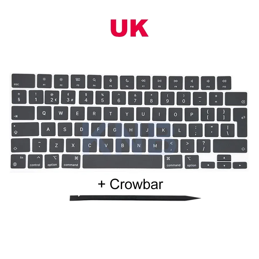 Laptop Keyboard Keys Key Cap Black color For MacBook Air M2 M3 13.6" 15" A2681 A2941 A3113 A3114 Keycap Year: Silver