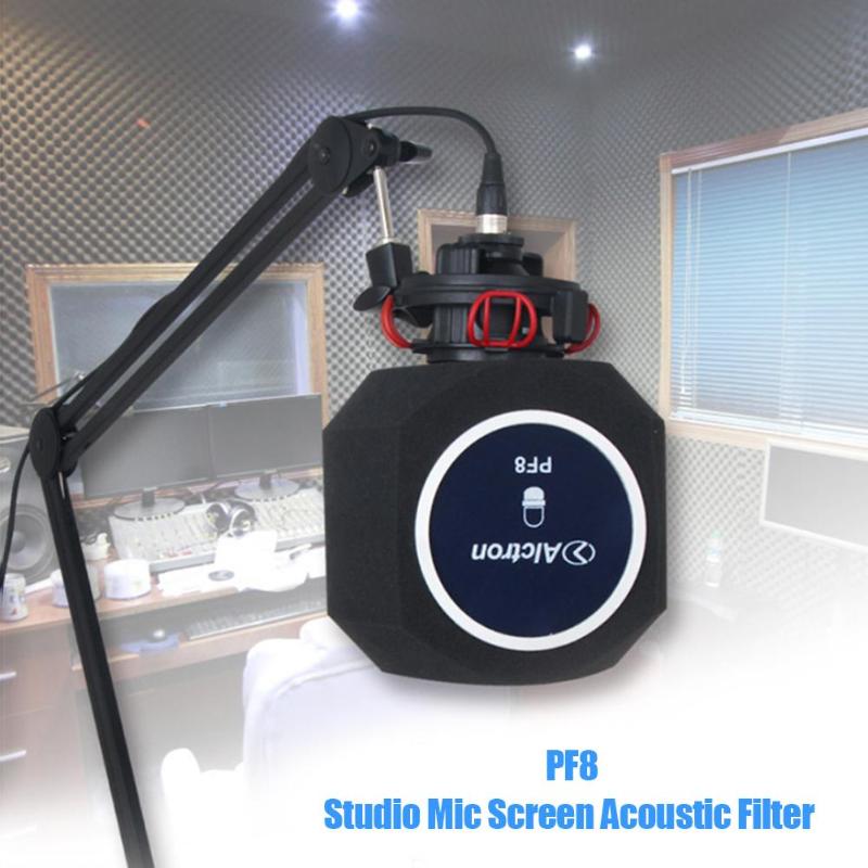 Original Alctron PF8 Simple Studio Mic Screen Acoustic Filter Desktop Recording Microphone Noise Reduction Wind