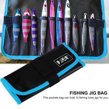 2 Kleur Vissen Jig Zak Zee Waterdichte Pvc Vissen Jig Lokken Tackle Gear Gereedschap Zakken Zakken Visgerei Accessoire 31x22cm