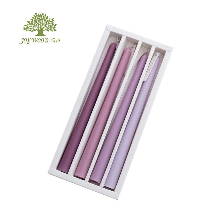 Farbverlauf Kerze Rauchfreien Lange Europäischen Duft Kerze Hochzeit Party Kleine Hacer Velas Dekoration EB50LZ: Stil 3