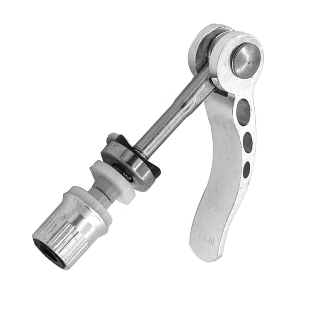Aluminium Alloy Bicycle Quick Release Bike Seat Post Clamp Seatpost Mountain Bike Seat Tube Clamp Bicycle Accessories: Light Grey