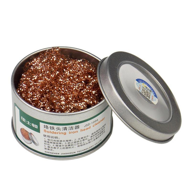 Elektrisk loddebitsrenser avlodding tinnnettingsfilter til maskindeler tidligere sveisejernspisser ståltrådkule