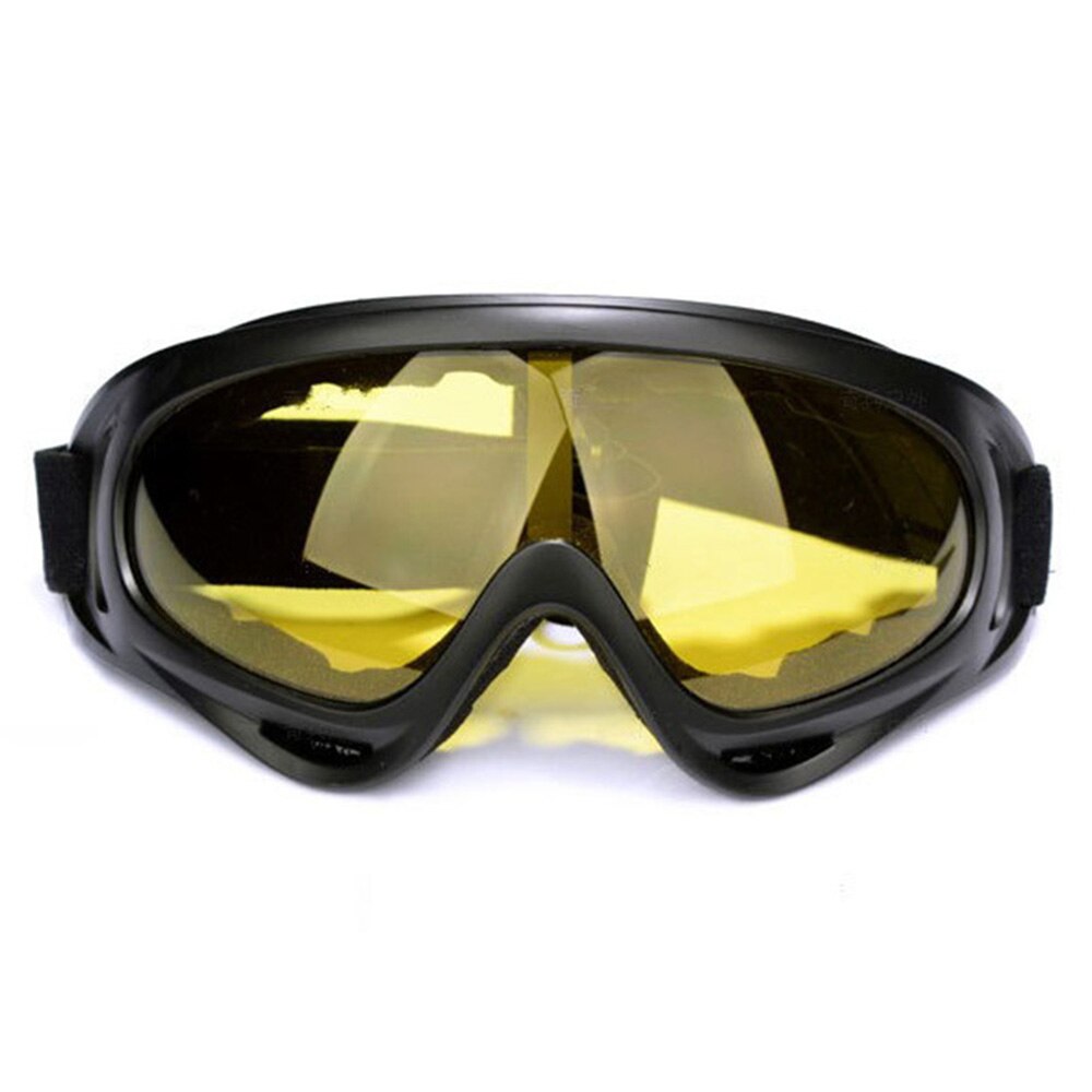 Ski snowboard bril  uv400 bescherming anti-condens wintersportbril motorbril berg skiën mannen vrouwen masker bril: Geel