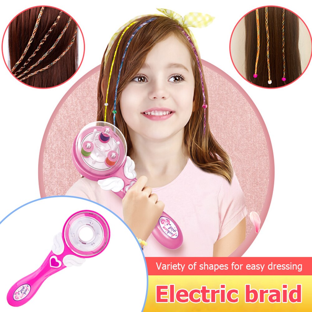 Kids Automatic Hair Braider Electric Hair Braider Twists Hair Machine Braiding Hairstyle Cabello Hair Styling Tool