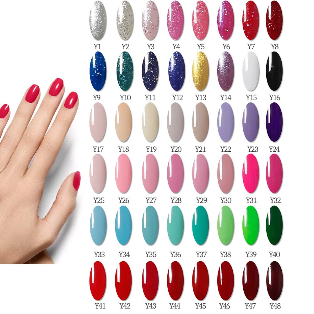UV LED Lamp Nail Set Acrylic Kit 40&20 Colors Nail Gel Polish Manicure Set With 35000/20000 RPM Nail Drill Machine Nail Art Tool