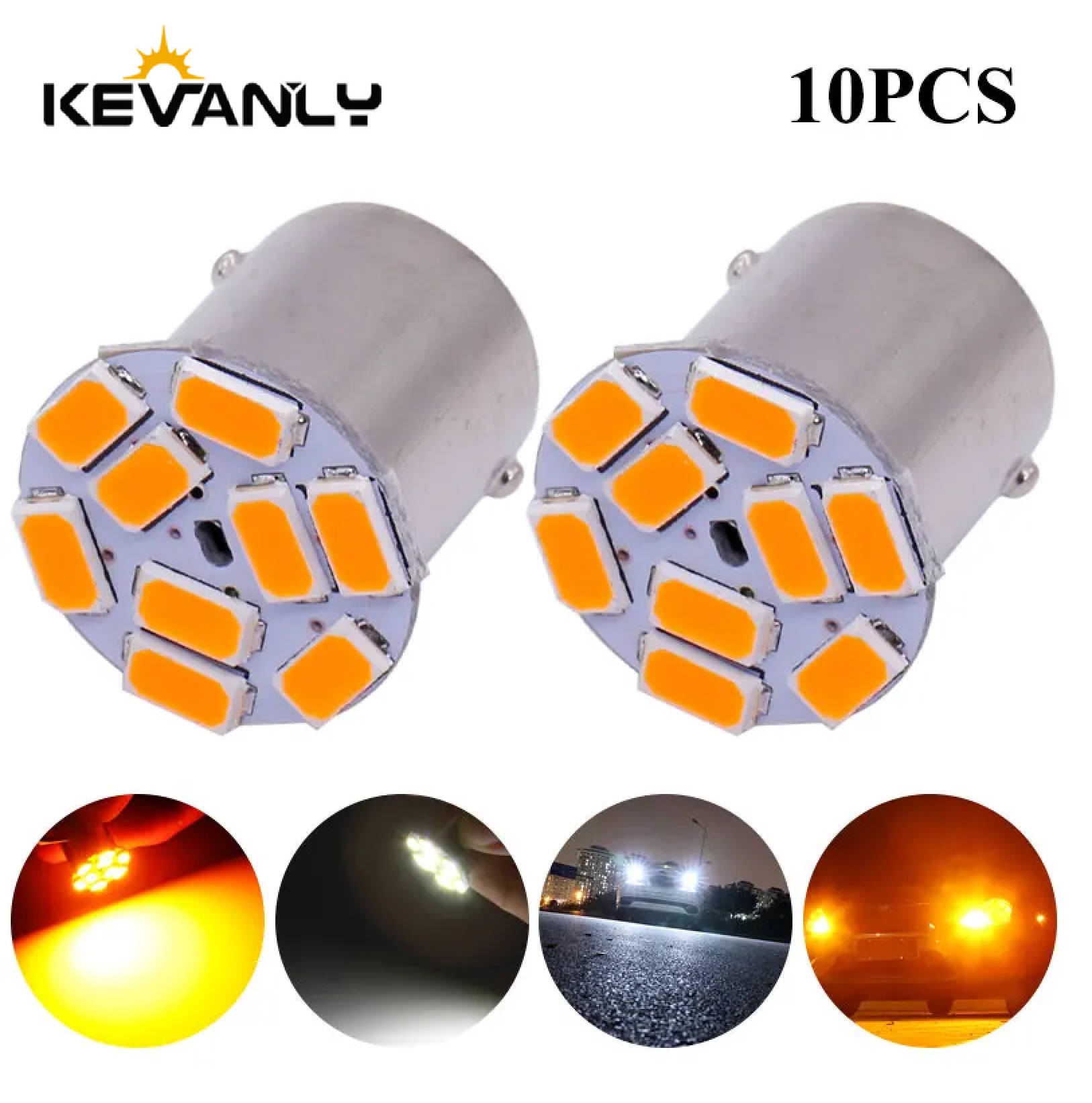 10 Uds P21W LED 1156 BAU15S BA15S bombilla PY21W BAY15D 5630 9Smd bombillas para bombilla indicadora de señal de coche luz de señal de giro 12V/24V blanco