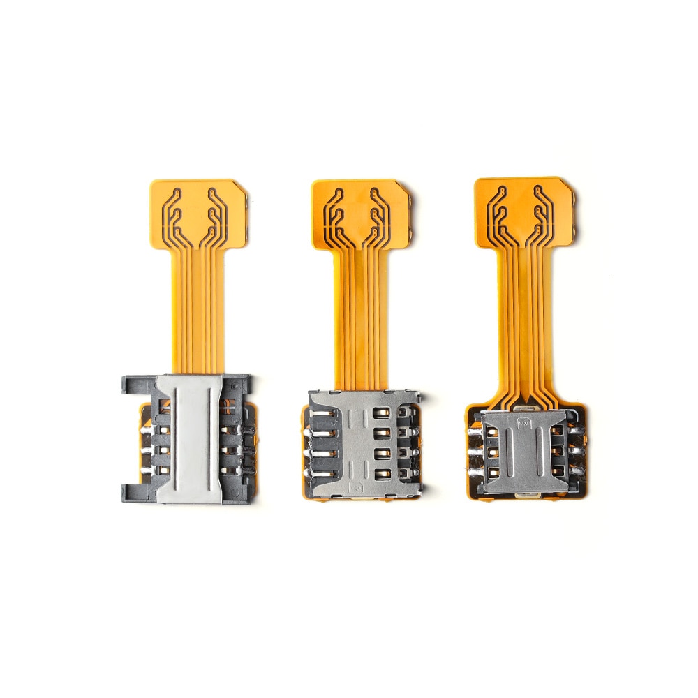 1PC Universal TF híbrido Sim ranura para tarjeta SIM Dual adaptador Micro SD Extender Nano Cato para Android teléfono tres elección