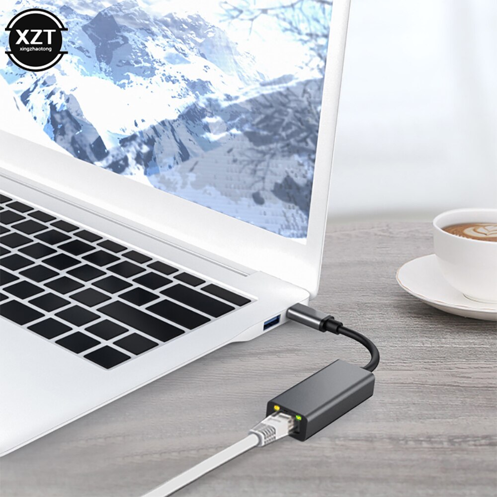 Adaptateur Ethernet USB type-c USB-C vers RJ45 Lan, carte réseau, pour MacBook Pro, Samsung Galaxy S9/S8/Note 9
