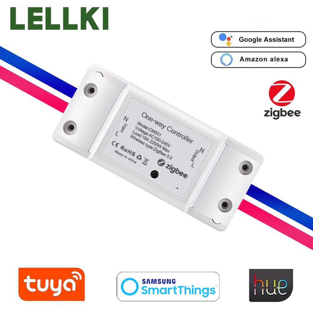 Tuya zigbee valokytkin ohjain älykoti diy painike kytkin ajastin kaukosäädin sävy smartthings alexa 10a