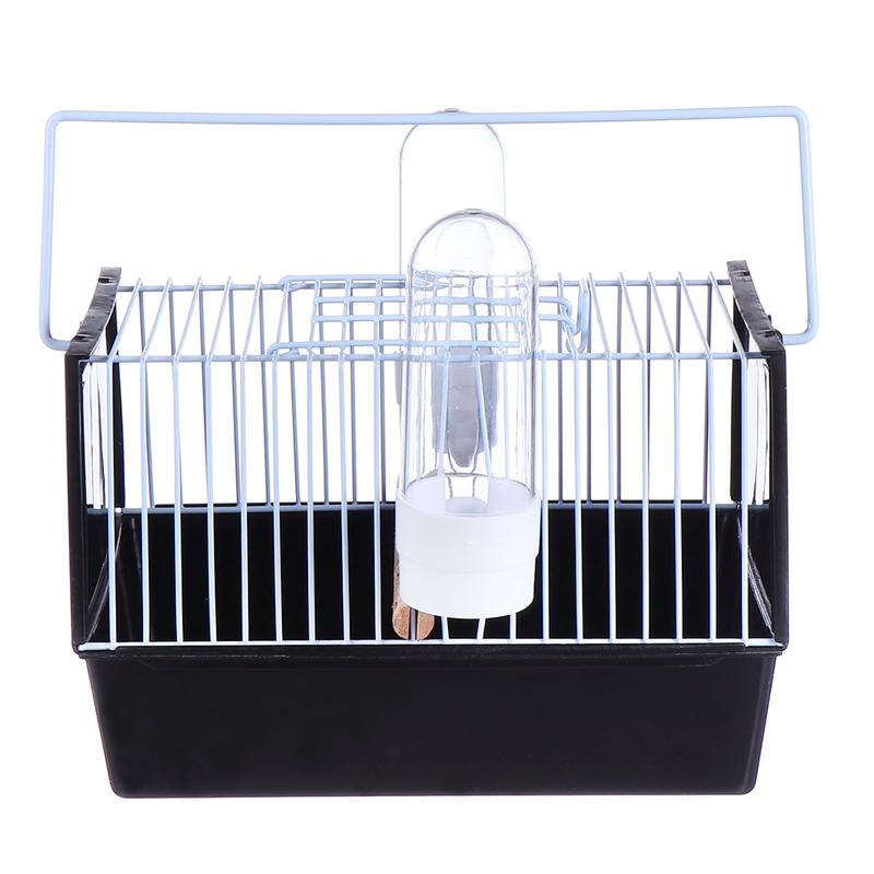 Pet Bird Carrier Cage Bird Travel Tote Cage Pet Parrot Carrier with bird feeder For Conure Mannikin Peony Out Travel Supplies