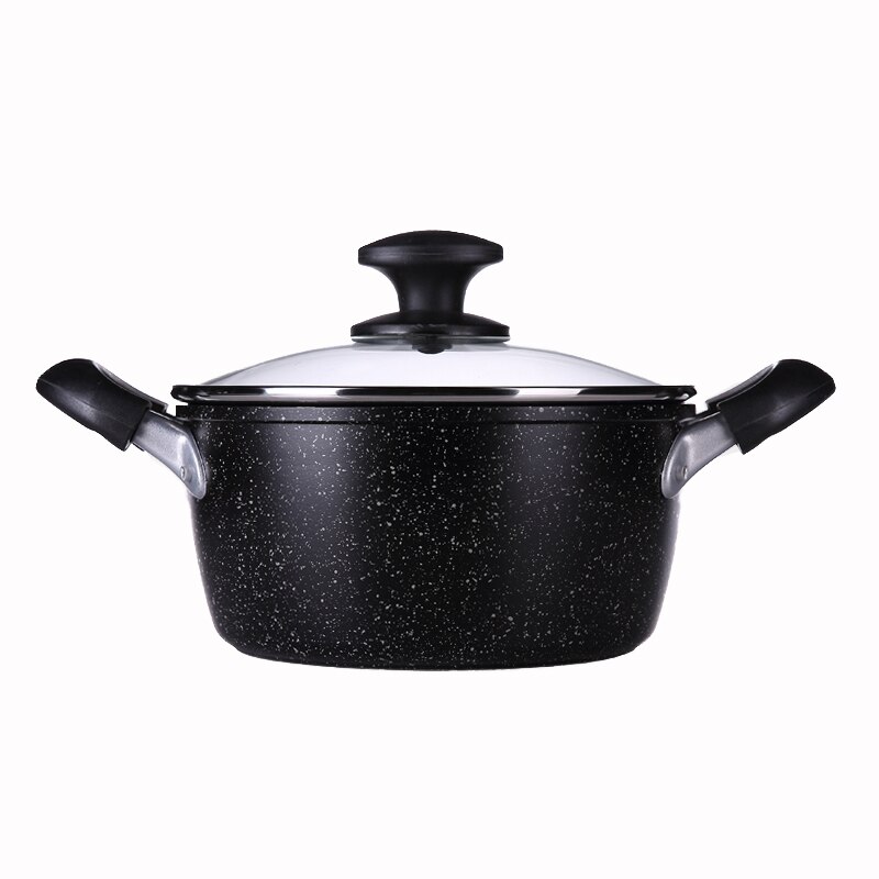 20 22 24 cm öron förtjockade allmänt bruk sopppanna fruktpanna non-stick utan ångor köksredskap köksredskap gryta nudelgryta