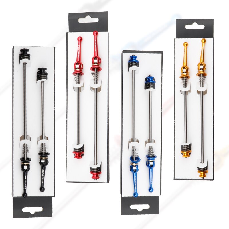MEROCA 1 Pair MTB Quick Release Skewer is suitable for mountain bike Road bike Quick Release MTB hub quick release parts