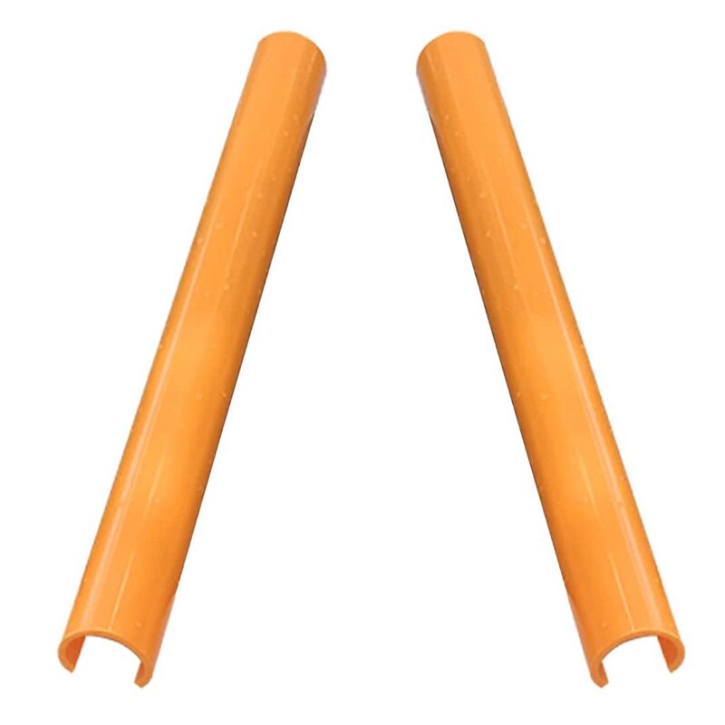 Bandes de garniture de calandre avant de voiture, décoration de cadre de couverture de bande de Style sportif pour BMW série 1 F20 F21: Orange
