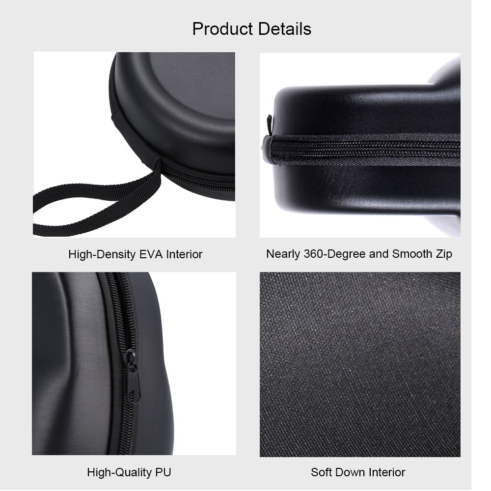 Hard Drive Disk HDD Headphone Case EVA Carrying Headphone Bag Travel Carrying Case Storage Ultimate Protection PU Cases For Disk