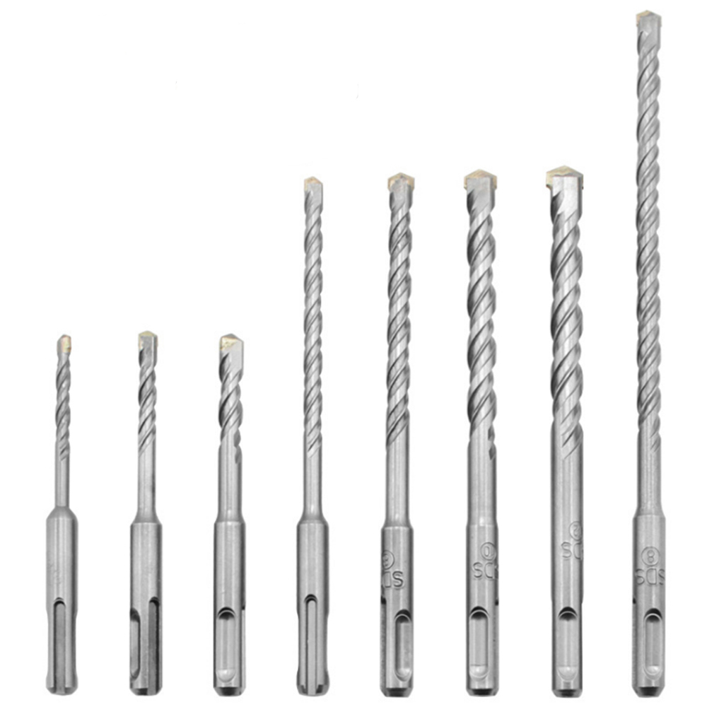 8 STUKS 5-12mm Carbide Tip Elektrische Hamer Metselwerk Boren SDS Plus Schacht Elektrische Hamer Beton Boor bit Set Tool: Default Title