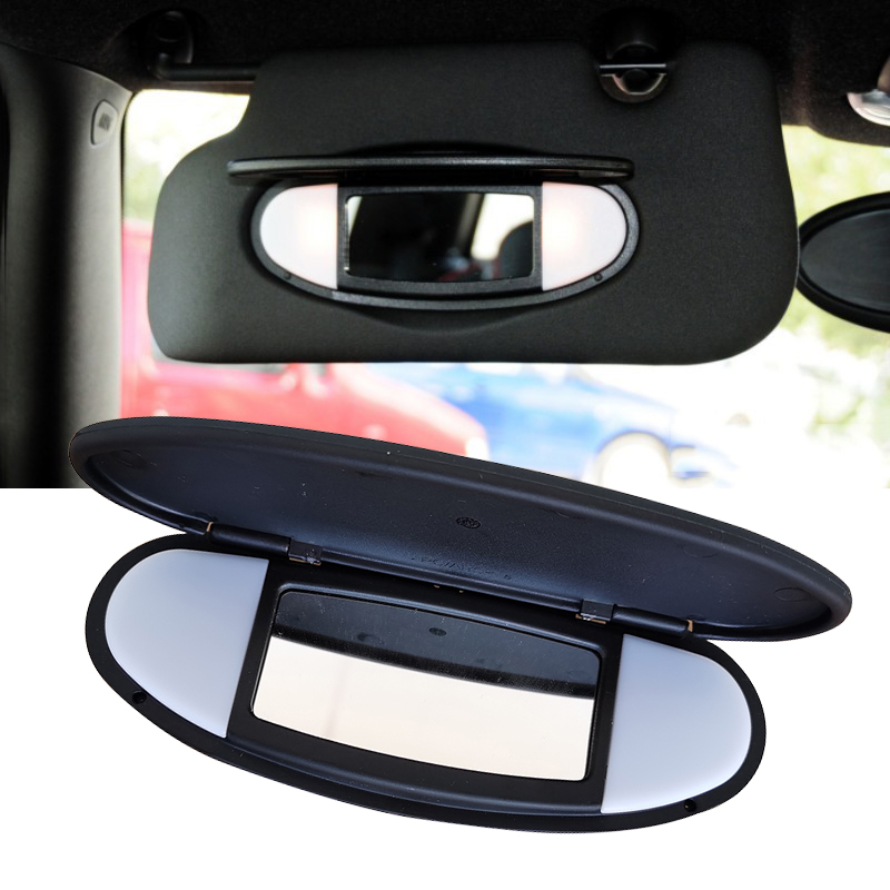 Pare-soleil de voiture, boîtier de panneau de pare-soleil, couvercle de miroir de vanité pour MINI Cooper S One D JCW R55 R56 R57 R59 R60, accessoires d'intérieur