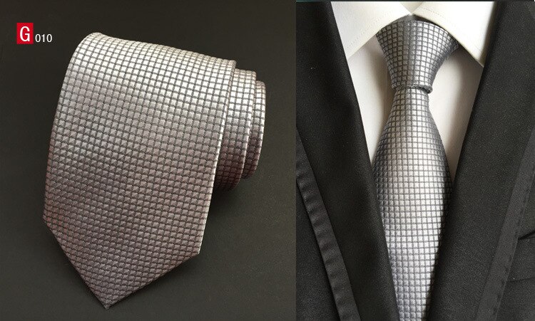 Rbocott plaid slips herre slips 8cm blå slips grøn & orange farve hals slips til mænd business rødt bryllup jakkesæt tilbehør: 10