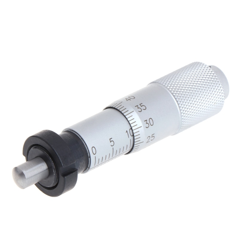 Tipo redondo 0-13mm escala micrômetro cabeça medida ferramenta rotação suave