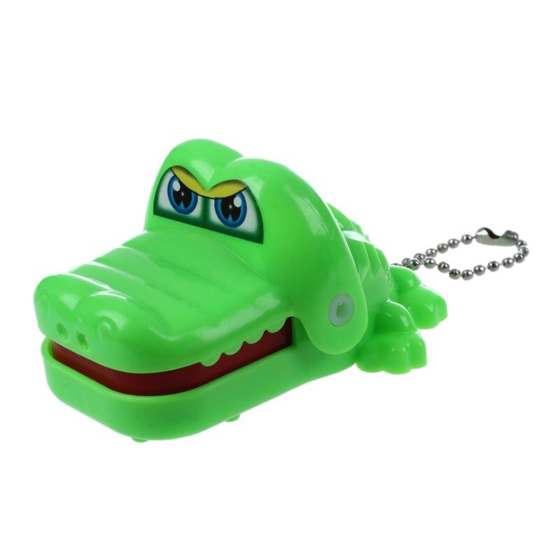 jouet Crocodile dentiste morsure avec porte-clés vert