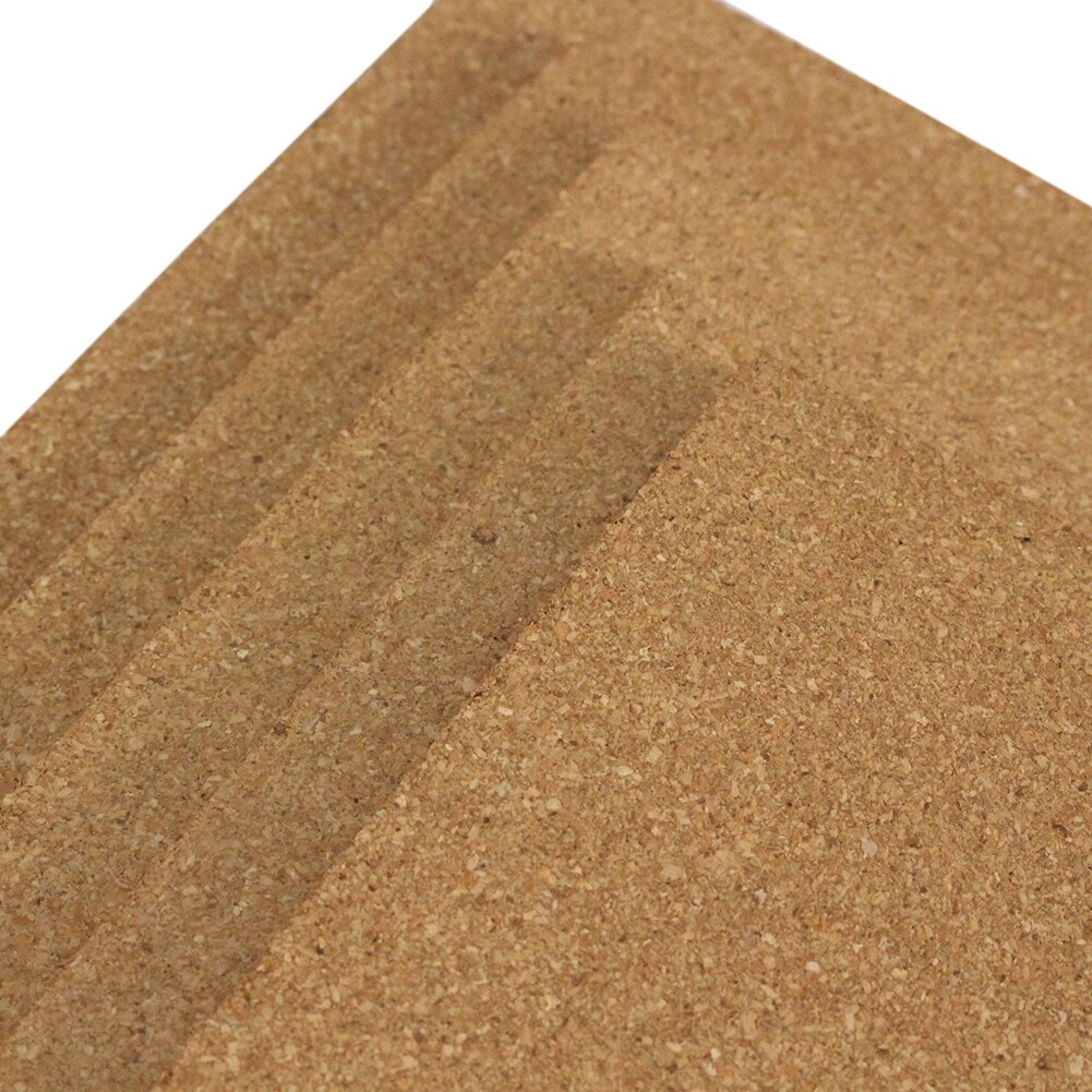 2 Pcs Self Adhesive Cork Board Office Removable Square Bulletin DIY Multifunction Decoration Message Easy Install Photo Wall