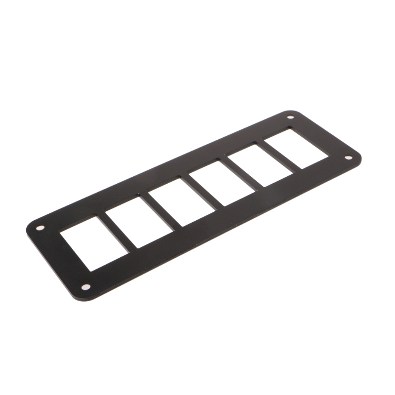Panel de interruptor basculante de aluminio soporte de carcasa de 2/3/4/6 vías para Auto barco piezas