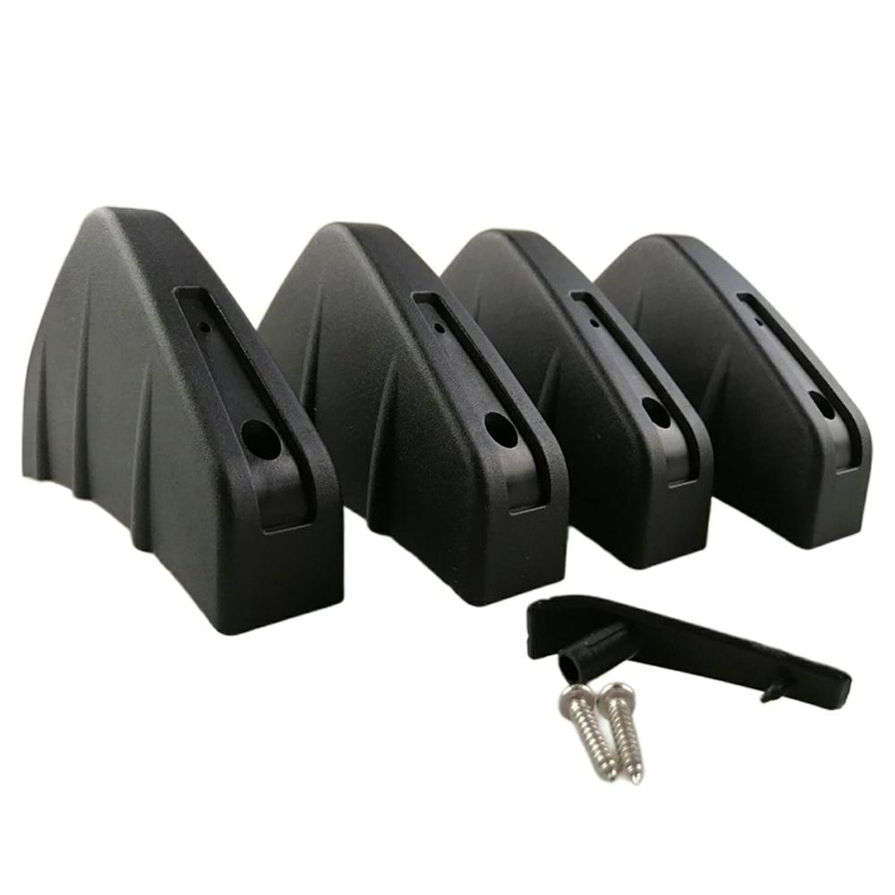 Universal Car Modified Rear Spoiler Mini Rear Lip With Deflector For Bumper Chassis Decoration Durable PP Screw Fixed