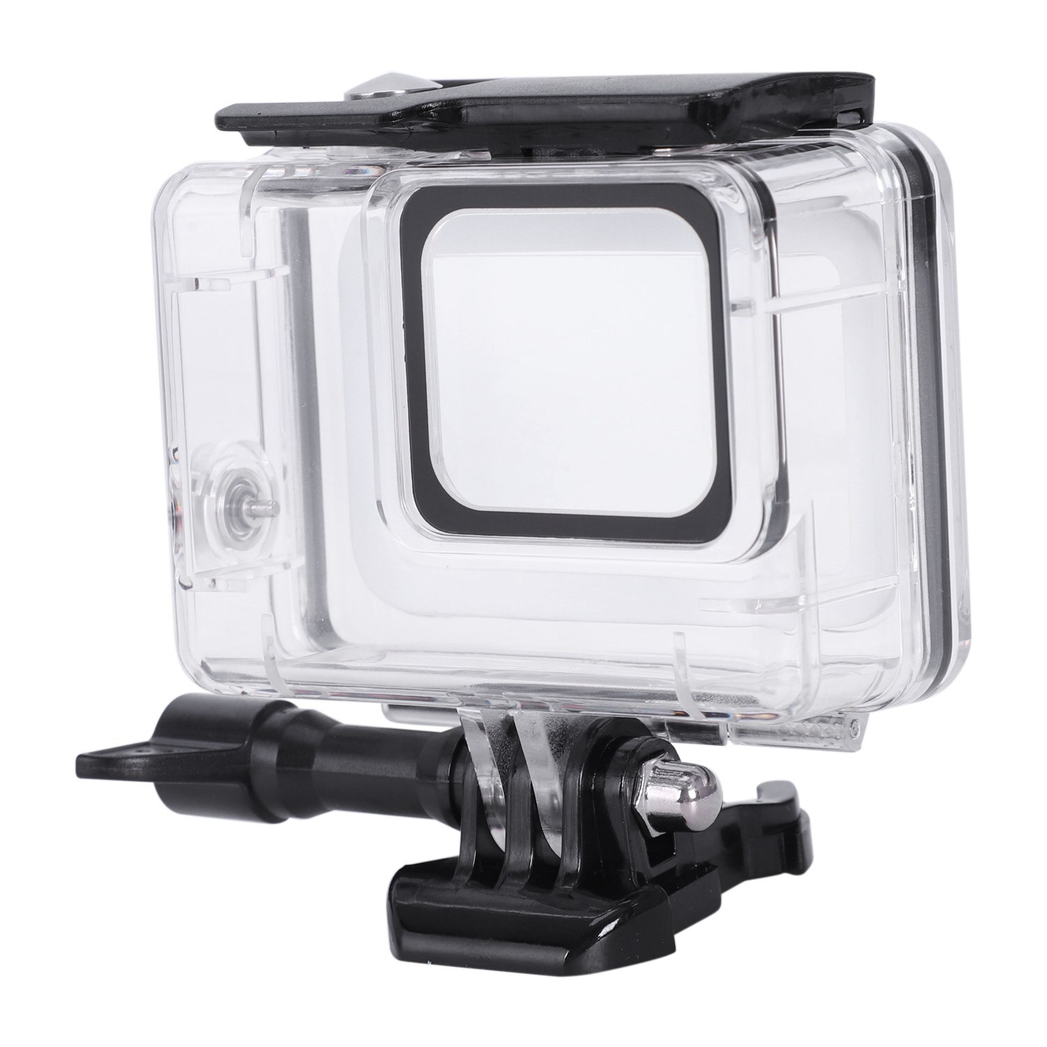 Vandtæt hus til gopro hero 7 hvid og hero 7 sølv, beskyttende 45m undervands dykkeretuier med tilbehør til beslag