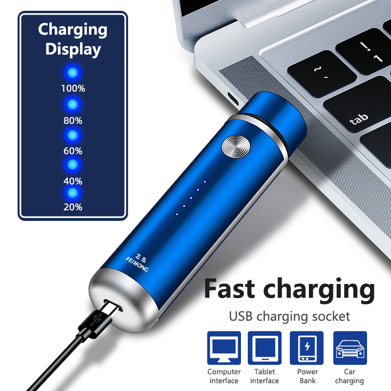1Pcs Mini Elektrische Scheerapparaat Mannen Draagbare Elektrische Scheerapparaat Scheerapparaat Usb Opladen Mannen Scheerapparaat Gezicht Full Body Scheerapparaat voor Man Vrouw