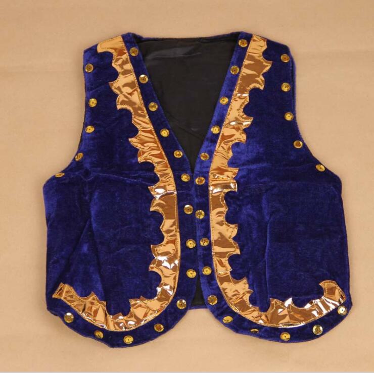 De baile de los niños niño chaleco uigur niños ropa traje