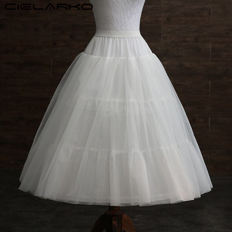 Falda blanca para niñas, enagua para vestido Formal de , vestido de flores para niña, debajo de la falda con aros, falda hinchada para niños