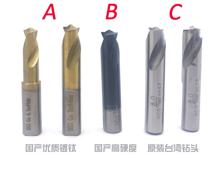 Wilin Taiwan Pneumatic tools air tools car welding spot weld drill Drill bit 6.5mm 8mm 1/4 Inch 5/16 Inch