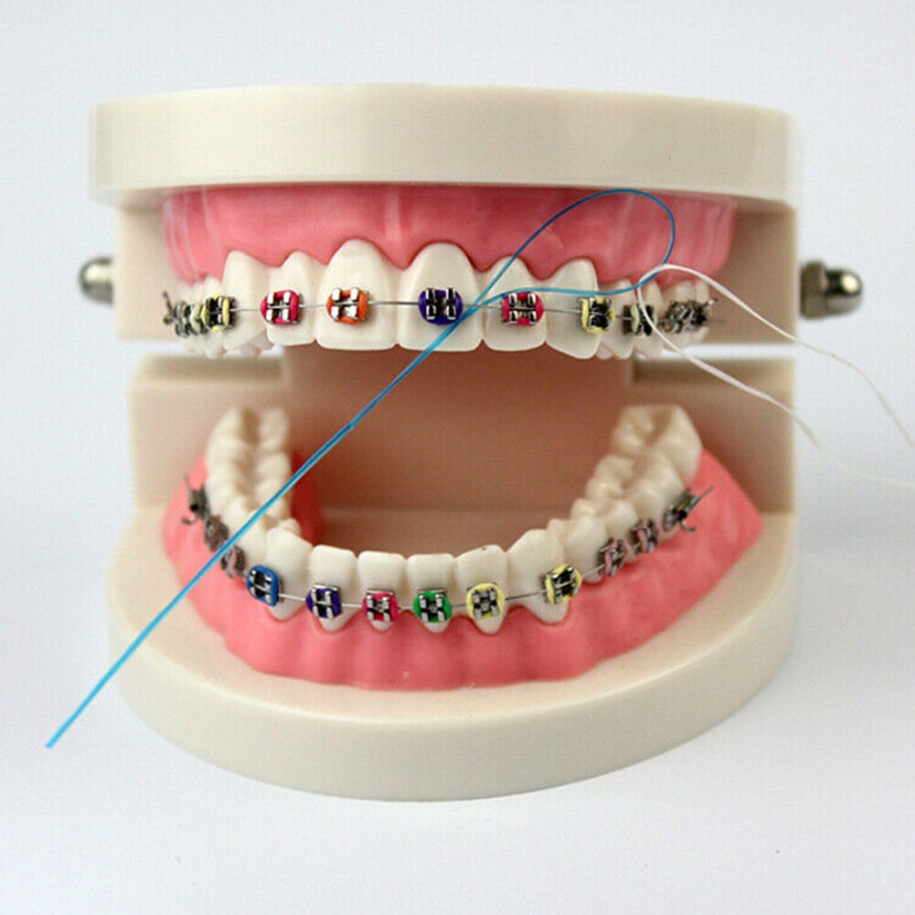 3packs 35pcs For Braces Bridges Hygienic Dental Tool High Strength Floss Threaders Tooth Nylon Orthodontic Fixation