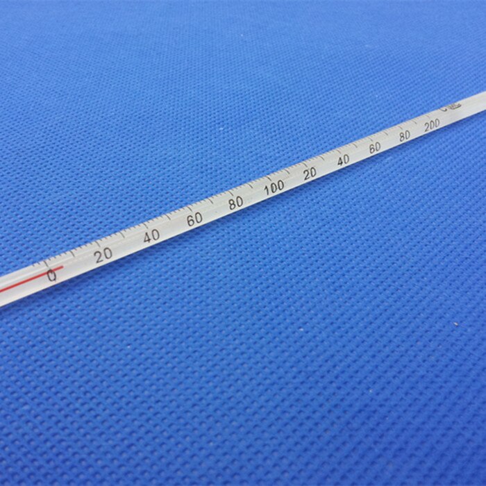 30cm długi czerwony termometry płynne 0 -200 stopni celsjusza eksperyment chemiczny narzędzia dydaktyczne