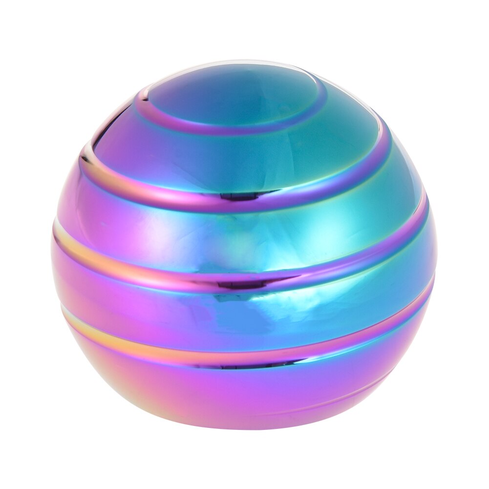 Desktop Decompressie Speelgoed Roterende Sferische Gyroscoop Bureau Fidget Speelgoed Optische Illusie Vloeiende Vinger Speelgoed Volwassen: E