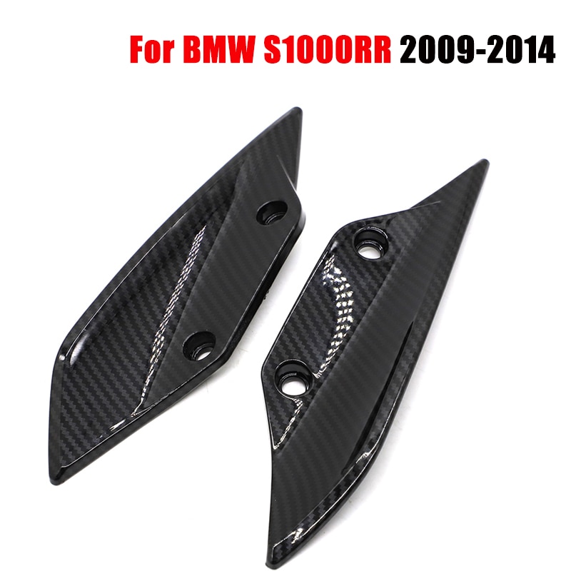 Til bmw  s1000rr -  kulfiber front aerodynamiske winglets forrude fairing wing cover panel  s1000 rr s 1000 rr