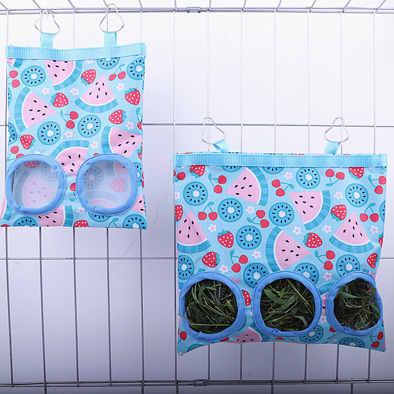 Guinea Pig Food Storage Baskets Reference: Hanging Dry Grass Feeder Bag For Rabbit Guinea Pi