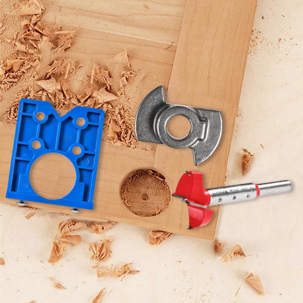 35mm Guide Hinge Hole Drilling Hinge Drilling Jig Conceal Hole Opener Door Cabinet Woodworking Accessories for carpentry