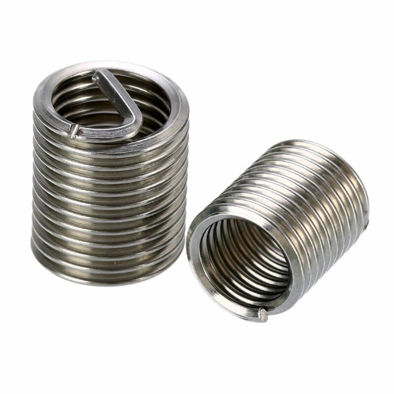 60pcs/set Silver Stainless Steel Thread Repair Insert Kit M3 M4 M5 M6 M8 M10 M12