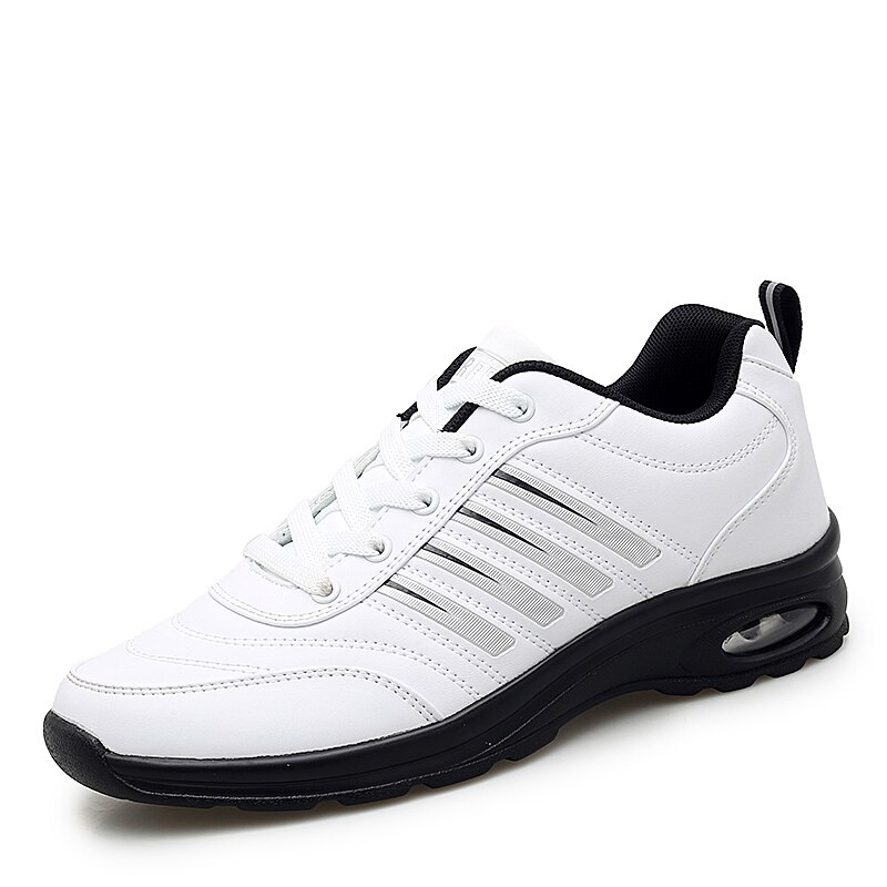 Waterproof Golf Shoes Men&#39;s Golf Shoes Man Leather Sports Walking Shoes Spikeless Golf Boots for Man Training Golfing Golf Tour: white / 9.5