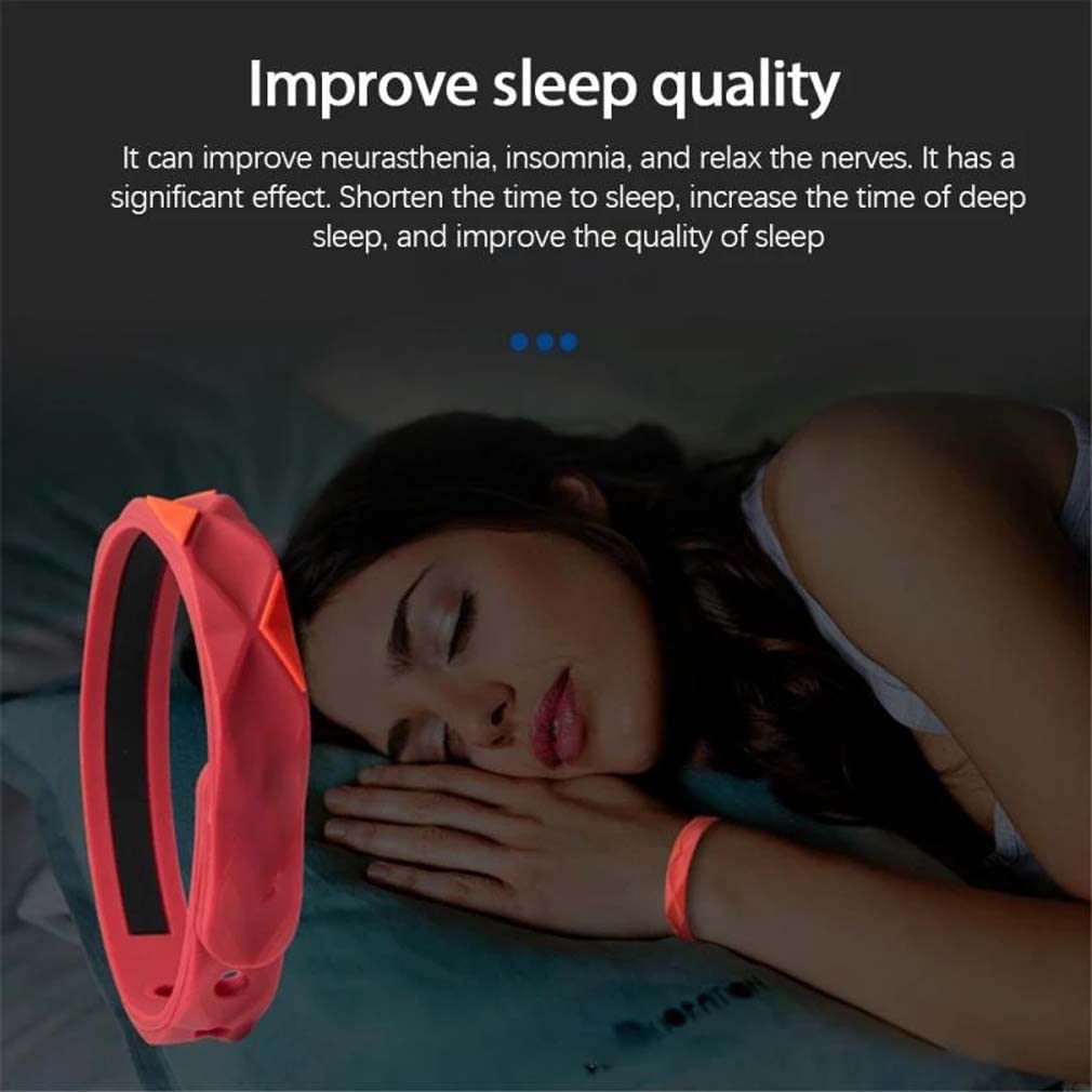 RedUp Far Infrared Negative Ions Wristband Anti-Static Sports Bracelet Lymph Drainage Weight Loss Adjustable Bracelet