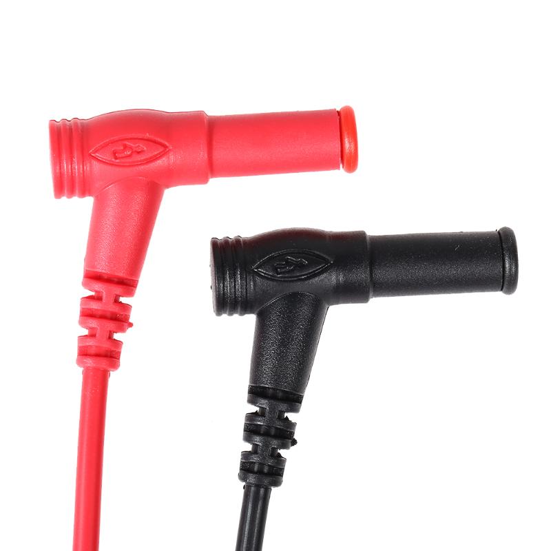 1 par de cables de prueba de sonda Universal Pin para multímetro Digital medidor de punta de aguja multímetro probador de sonda de plomo Cable de lápiz 20A