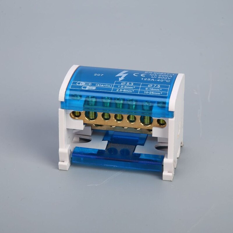 Waterproof Distribution Box Wire Connector Electrical Project Case Small Junction Box Thickened Din Rail Terminal Block