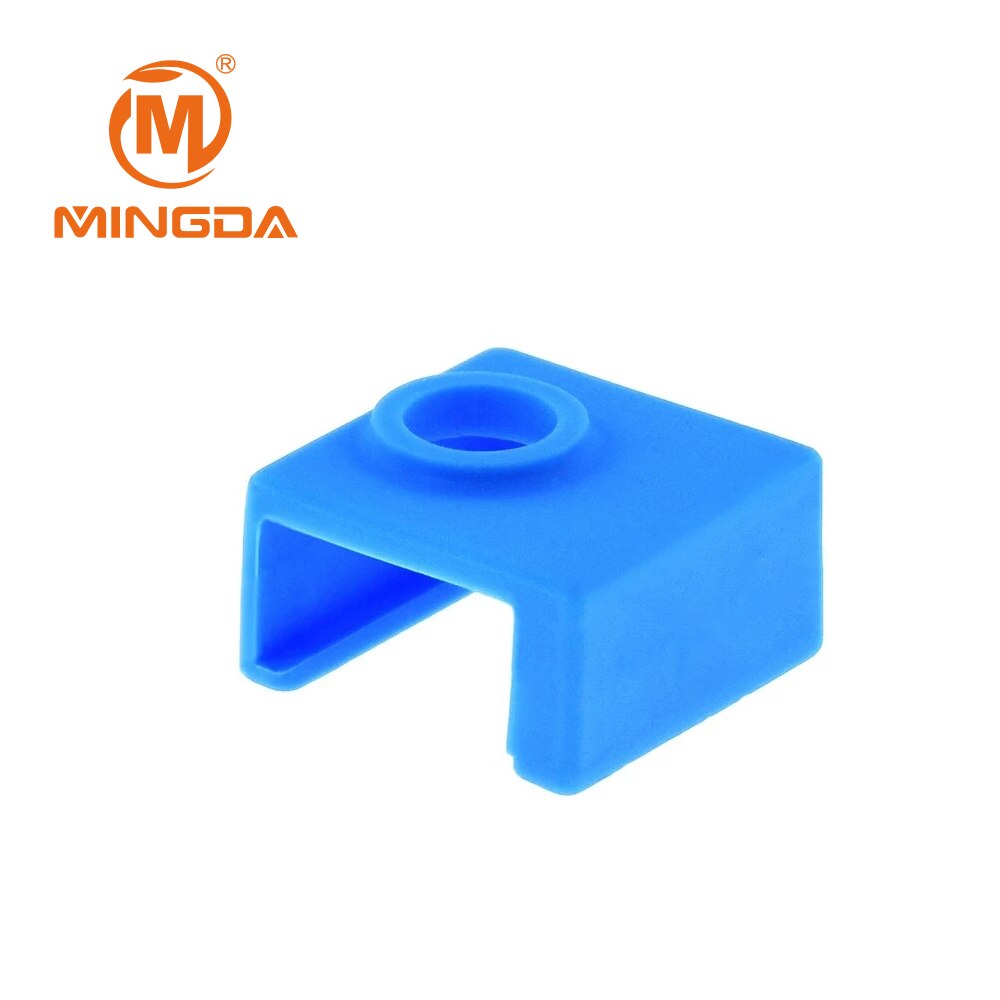Mk7/mk8/mk9/mk10 silicone meia manga aquecedor bloco capa caso protetor 3d peças de impressora para ender 3 pro CR-10