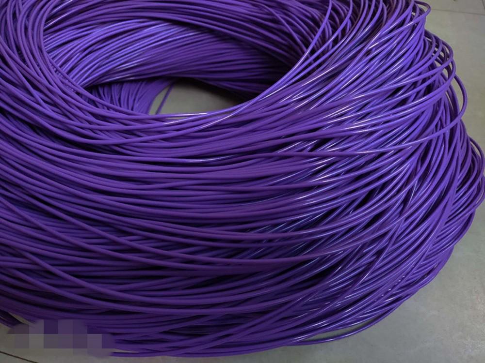 500g Round furniture PE rattan plastic imitation synthetic rattan weaving raw material for knit and repair chair table basket: Purple