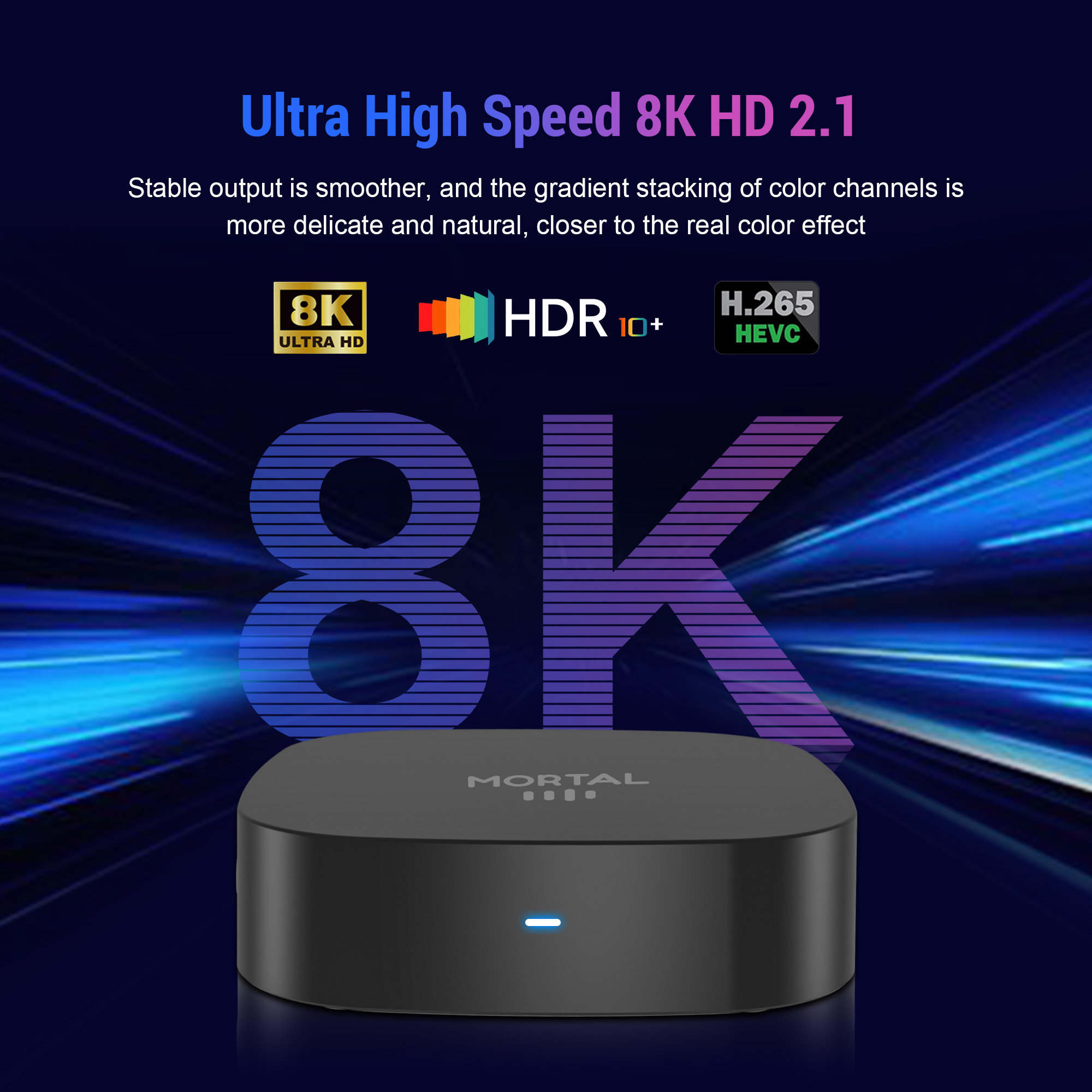 Smart TV Box Android 16, Google Voice Control, Wi-Fi 6 2.4G, 4K 1080p, 8GB, 128GB, T1+, Bluetooth 5.0, RK3518, HDMI de Alta Velocidade, Global Media Player