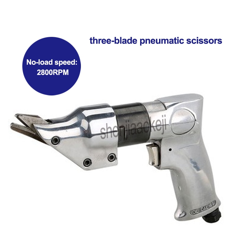 Three-blade pneumatic scissors cutter nipper Metal Iron mesh max. 1.2mm pneumatic Cutting Shearing Tools, air shears