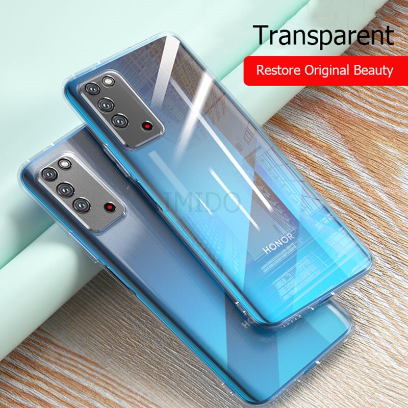 Funda de TPU transparente para Huawei Honor 10X Lite, carcasa fina suave para cámara Honor 10x Lite 10XLite